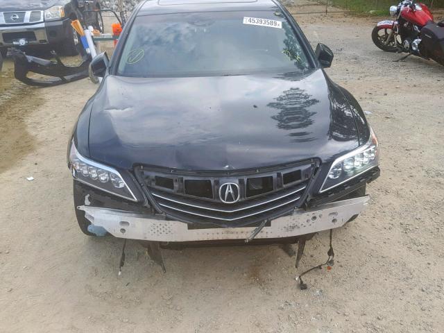 JH4KC1F9XEC004167 - 2014 ACURA RLX ADVANC შავი ფოტო 9