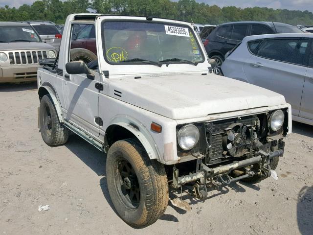 JS4JC51C0G4108586 - 1986 SUZUKI SAMURAI WHITE photo 1