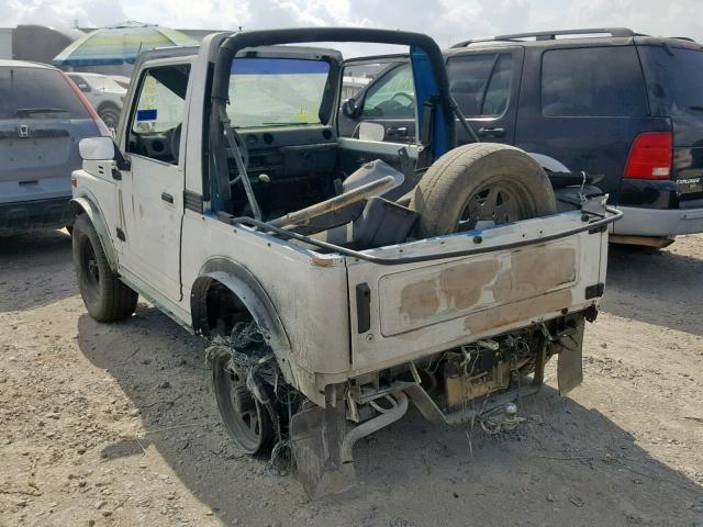 JS4JC51C0G4108586 - 1986 SUZUKI SAMURAI WHITE photo 3