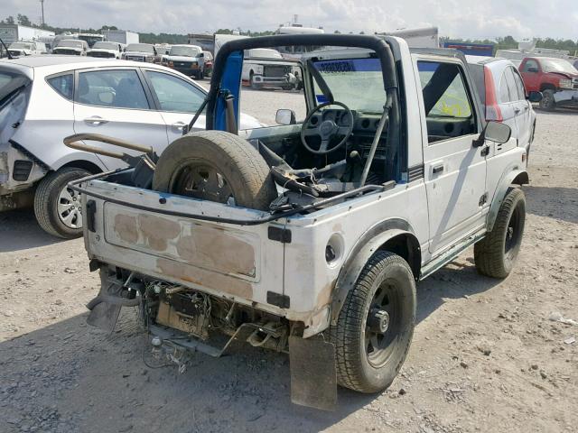 JS4JC51C0G4108586 - 1986 SUZUKI SAMURAI WHITE photo 4