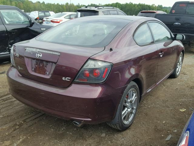 JTKDE177370175650 - 2007 TOYOTA SCION TC 紫色 照片 4
