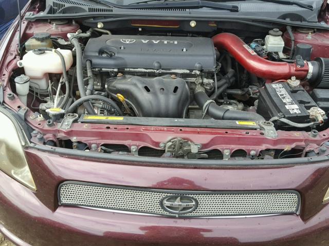 JTKDE177370175650 - 2007 TOYOTA SCION TC 紫色 照片 7