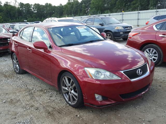 JTHBK262685062667 - 2008 LEXUS IS 250 BURGUNDY photo 1