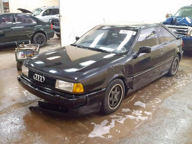 WAUGE58B2LA013184 - 1990 AUDI COUPE QUAT BLACK photo 2