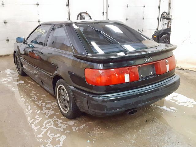 WAUGE58B2LA013184 - 1990 AUDI COUPE QUAT BLACK photo 3