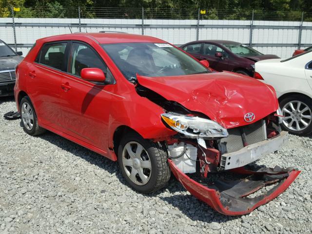 2T1KU4EE1AC370552 - 2010 TOYOTA COROLLA MA RED photo 1