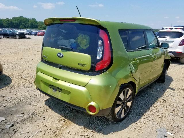KNDJX3A54E7708651 - 2014 KIA SOUL ! Yaşıl foto 4