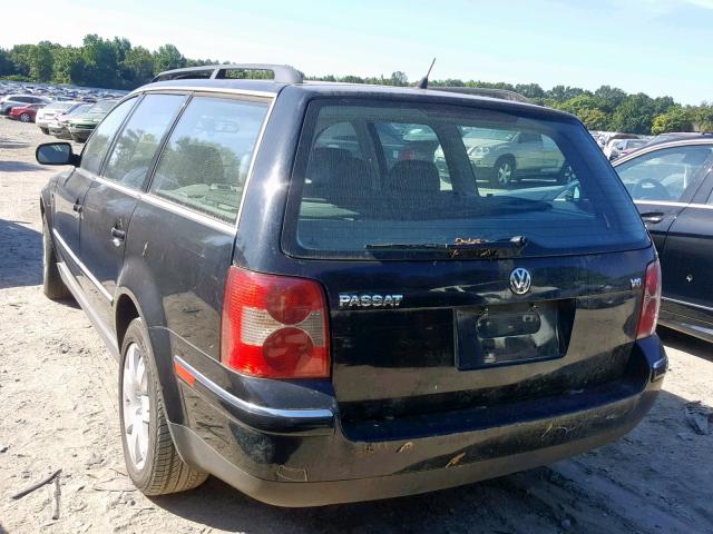 WVWWH63B52E157113 - 2002 VOLKSWAGEN PASSAT GLX BLACK photo 3