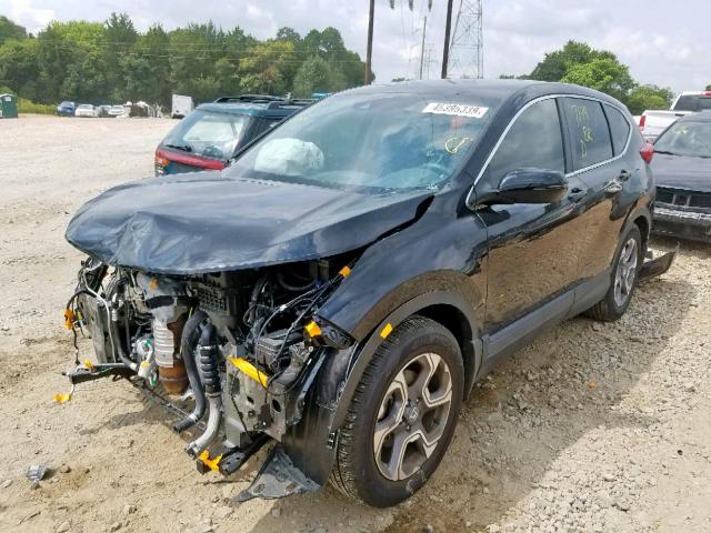 7FARW1H87JE040699 - 2018 HONDA CR-V EXL BLACK photo 2