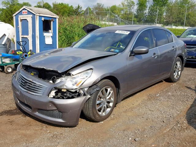 JNKCV61F19M053234 - 2009 INFINITI G37 SILVER photo 2