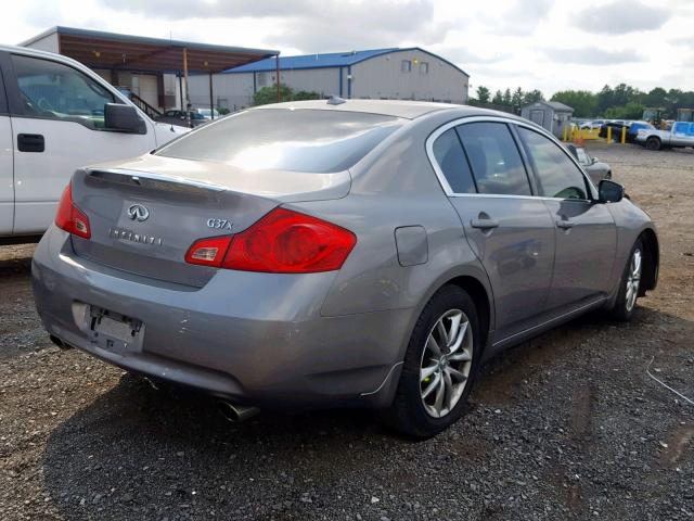 JNKCV61F19M053234 - 2009 INFINITI G37 SILVER photo 4