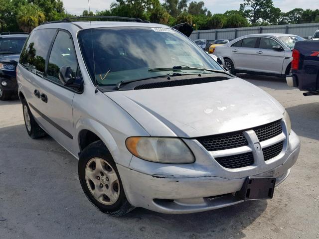 1D4GP25393B302598 - 2003 DODGE CARAVAN SE GRAY photo 1