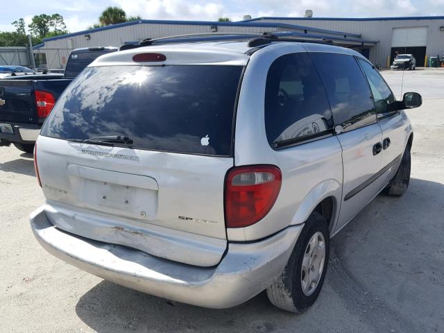 1D4GP25393B302598 - 2003 DODGE CARAVAN SE GRAY photo 4