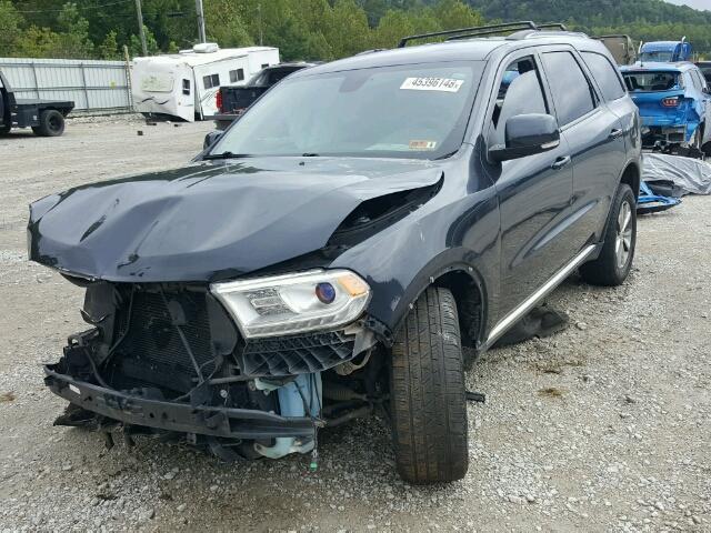 1C4RDJDG1EC531125 - 2014 DODGE DURANGO LI CHARCOAL photo 2