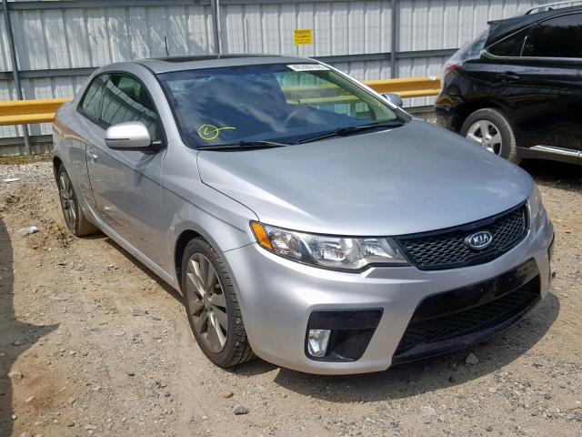 KNAFW6A31B5334481 - 2011 KIA FORTE SX SILVER photo 1