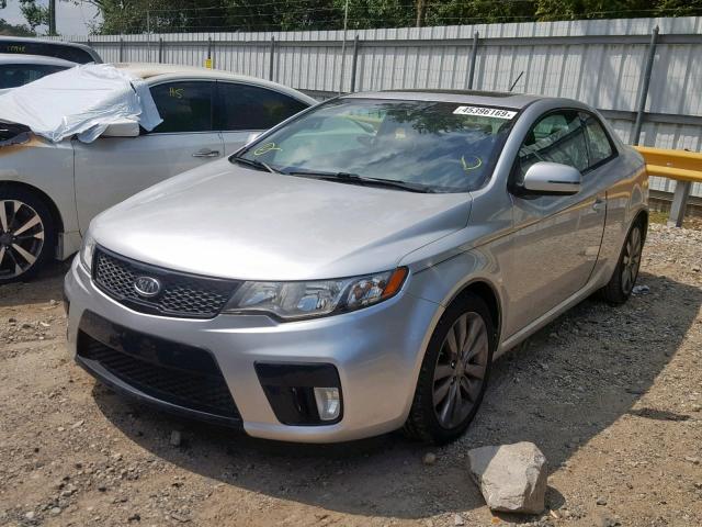 KNAFW6A31B5334481 - 2011 KIA FORTE SX SILVER photo 2