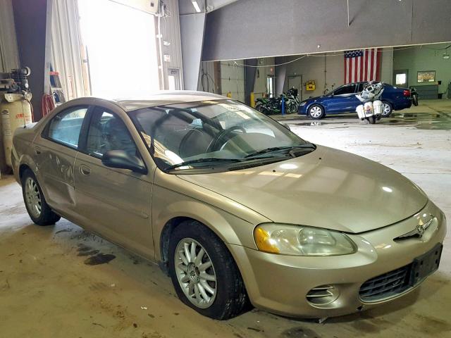 1C3EL46X62N239572 - 2002 CHRYSLER SEBRING LX TAN photo 1