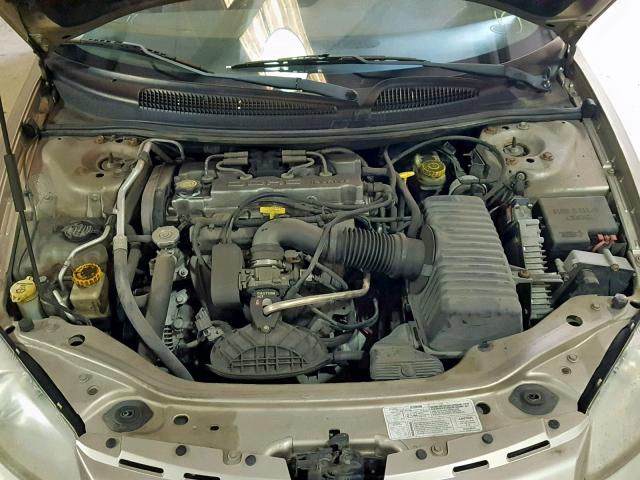 1C3EL46X62N239572 - 2002 CHRYSLER SEBRING LX TAN photo 7