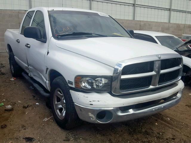 1D7HA18D15J611420 - 2005 DODGE RAM 1500 S WHITE photo 1