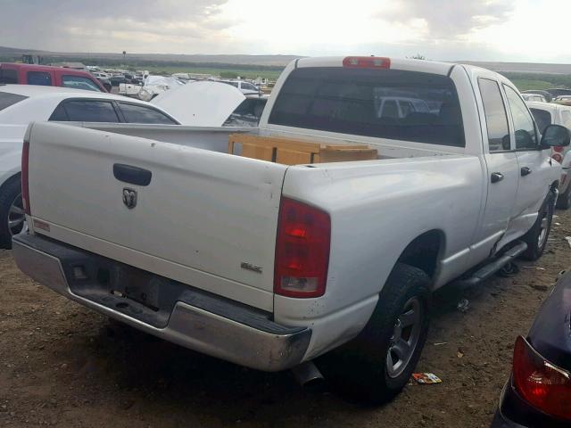 1D7HA18D15J611420 - 2005 DODGE RAM 1500 S WHITE photo 4