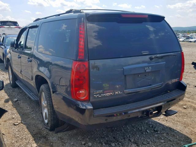 1GKFK16378J122053 - 2008 GMC YUKON XL K GRAY photo 3