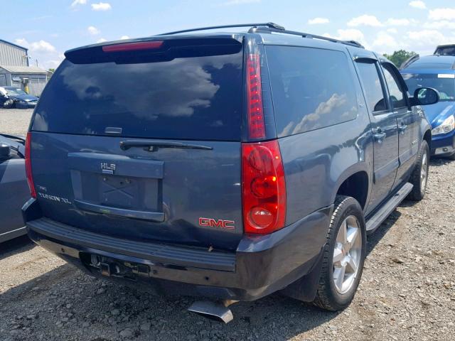 1GKFK16378J122053 - 2008 GMC YUKON XL K GRAY photo 4