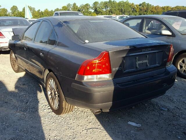 YV1RS59V642336141 - 2004 VOLVO S60 2.5T GRAY photo 3