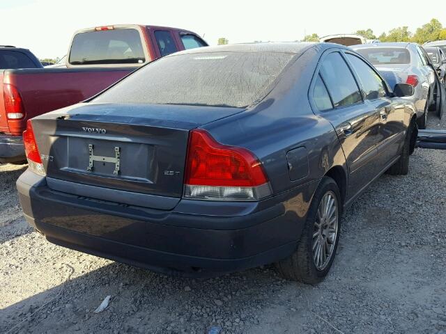 YV1RS59V642336141 - 2004 VOLVO S60 2.5T GRAY photo 4