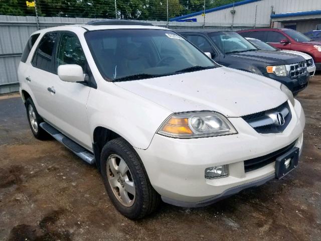 2HNYD18215H545396 - 2005 ACURA MDX WHITE photo 1