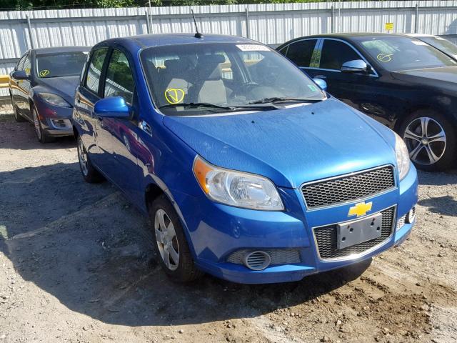 KL1TD6DE2AB109339 - 2010 CHEVROLET AVEO LS BLUE photo 1