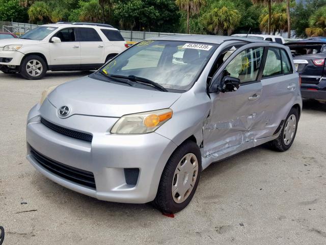 JTKKU10458J026775 - 2008 TOYOTA SCION XD SILVER photo 2