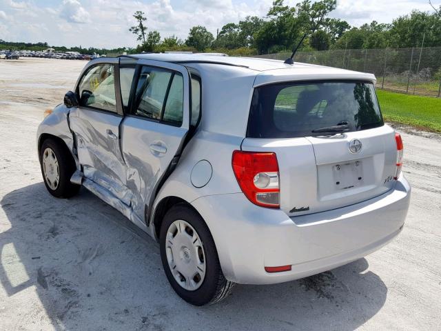 JTKKU10458J026775 - 2008 TOYOTA SCION XD SILVER photo 3