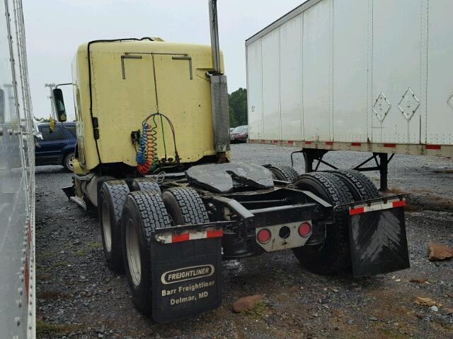 1FUJA6CV67DZ37832 - 2007 FREIGHTLINER CONVENTION YELLOW photo 3