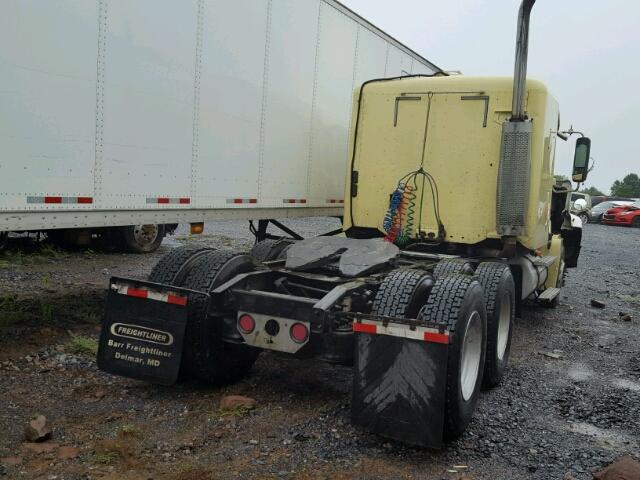 1FUJA6CV67DZ37832 - 2007 FREIGHTLINER CONVENTION YELLOW photo 4