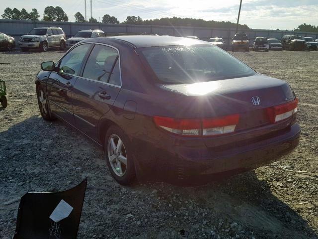 1HGCM56683A089813 - 2003 HONDA ACCORD EX BLACK photo 3