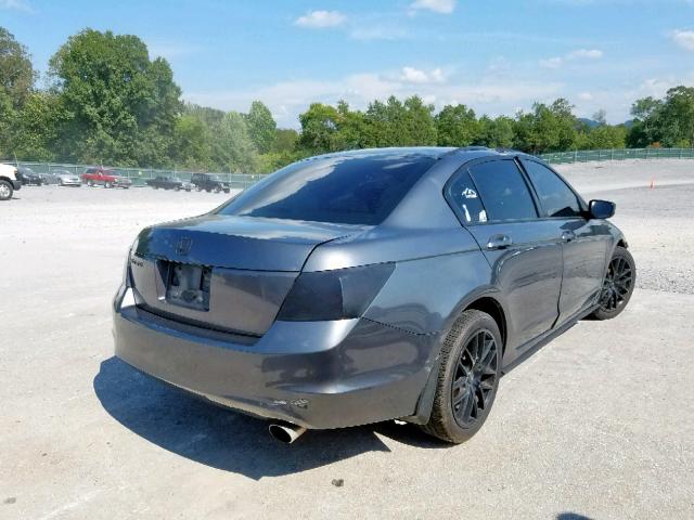 1HGCP26479A147682 - 2009 HONDA ACCORD LXP GRAY photo 4