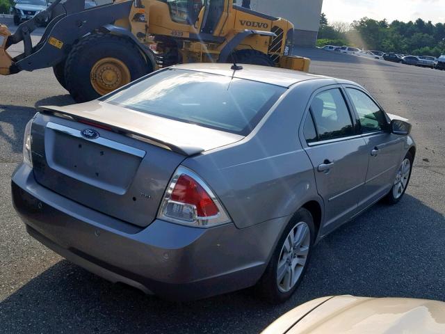 3FAHP08Z89R137997 - 2009 FORD FUSION SEL GRAY photo 4