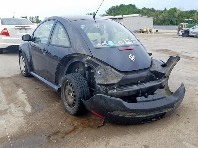 3VWPW3AG5AM019164 - 2010 VOLKSWAGEN NEW BEETLE შავი ფოტო 3