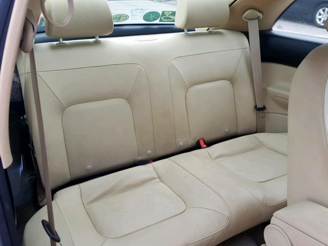 3VWPW3AG5AM019164 - 2010 VOLKSWAGEN NEW BEETLE შავი ფოტო 6