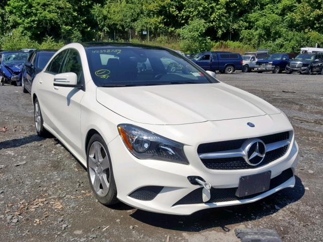 WDDSJ4GBXFN282475 - 2015 MERCEDES-BENZ CLA 250 4M WHITE photo 1