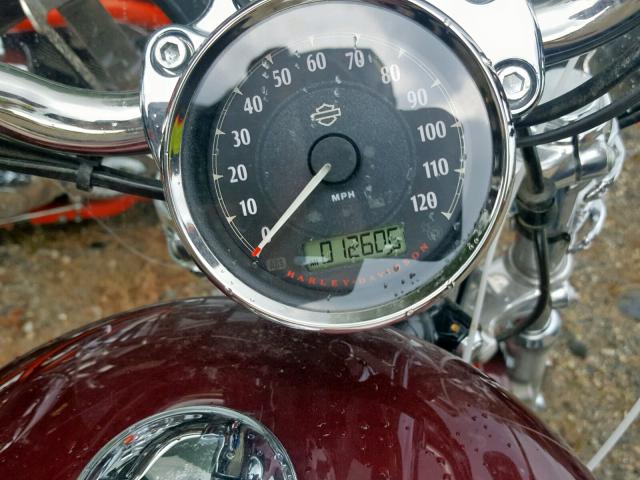 1HD1CT317GC429922 - 2016 HARLEY-DAVIDSON XL1200 C RED photo 8