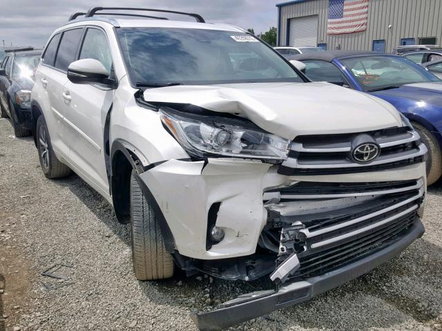 5TDJZRFH6JS542505 - 2018 TOYOTA HIGHLANDER WHITE photo 1