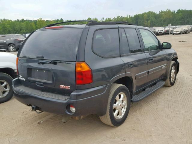 1GKDT13S542245760 - 2004 GMC ENVOY CHARCOAL photo 4