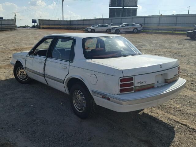 1G3AG55N5P6431975 - 1993 OLDSMOBILE CUTLASS CI WHITE photo 3
