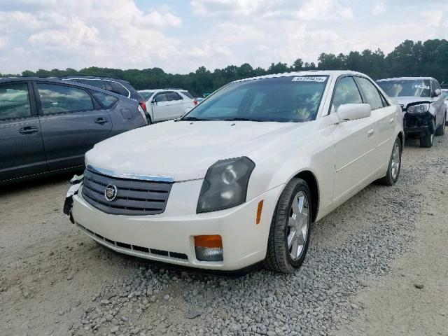 1G6DP567650205122 - 2005 CADILLAC CTS HI FEA WHITE photo 2