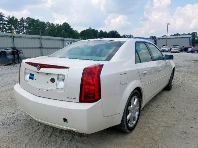 1G6DP567650205122 - 2005 CADILLAC CTS HI FEA WHITE photo 4