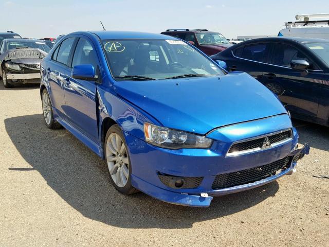 JA32X8HW9AU012703 - 2010 MITSUBISHI LANCER GTS BLUE photo 1