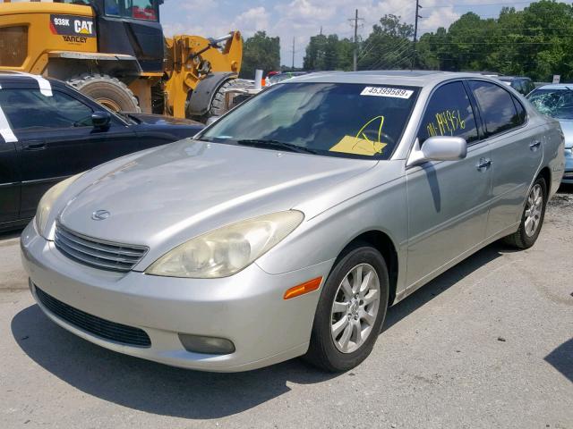 JTHBF30G136015421 - 2003 LEXUS ES 300 SILVER photo 2