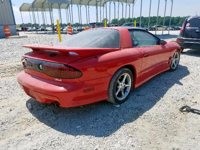 2G2FV22G322122181 - 2002 PONTIAC FIREBIRD F RED photo 4