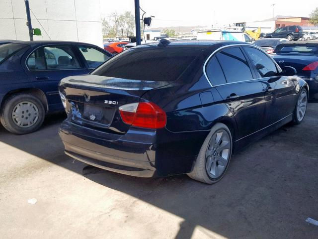 WBAVB33586KR76174 - 2006 BMW 330 I BLUE photo 4